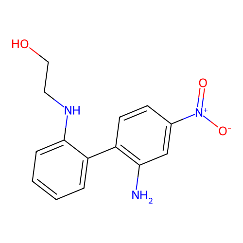 N'-(2-hydroxyethyl)-4-nitro-o-phenylenediamine structure