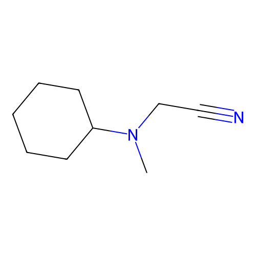 2-(Cyclohexylmethylamino)ethanenitrile structure