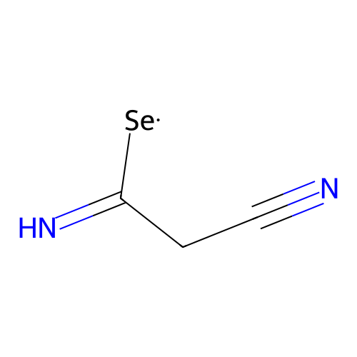 Cyanoselenoacetamide structure