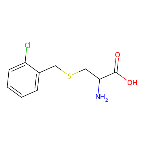 Cysteine, S-[(2-chlorophenyl)methyl]- structure