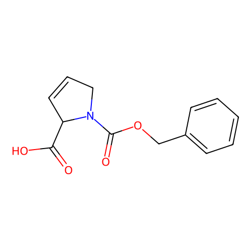 1-[(Benzyloxy)carbonyl]-2,5-dihydro-1H-pyrrole-2-carboxylic acid structure