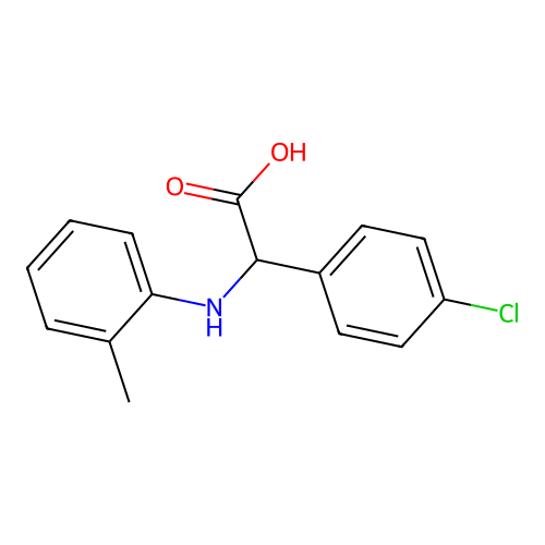 2-((4-Chlorophenyl)(o-tolyl)amino)acetic acid structure