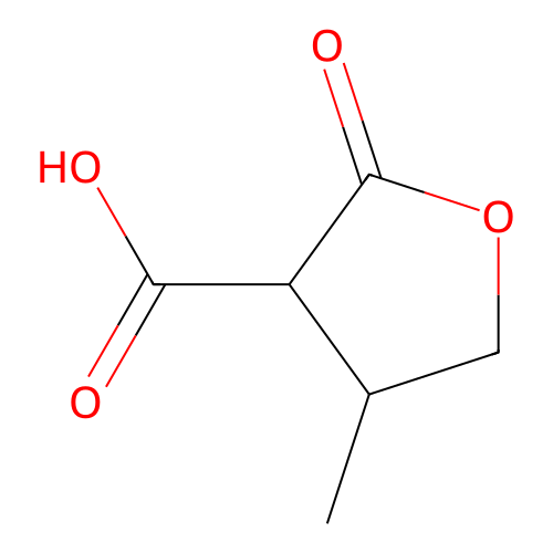 4-Methyl-2-oxooxolane-3-carboxylic acid structure