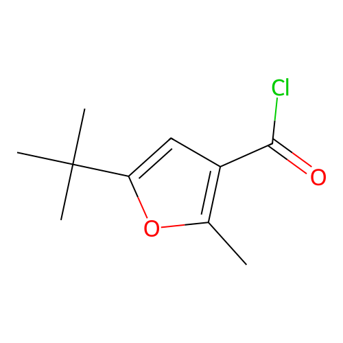 5-(Tert-Butyl)-2-Methylfuran-3-Carbonyl Chloride structure