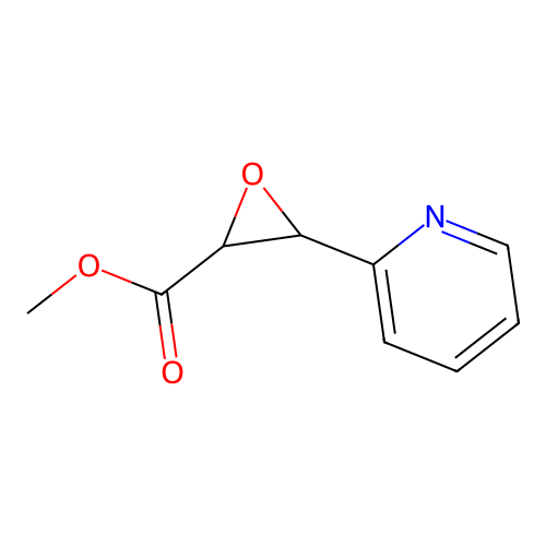 Methyl 3-pyridin-2-yloxirane-2-carboxylate structure