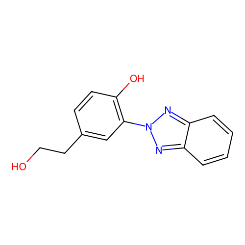 Benzeneethanol, 3-(2H-benzotriazol-2-yl)-4-hydroxy- structure