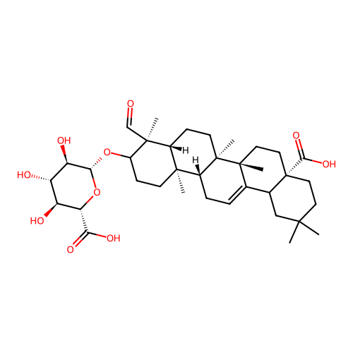 gypsogenin 3-O-glucuronide structure