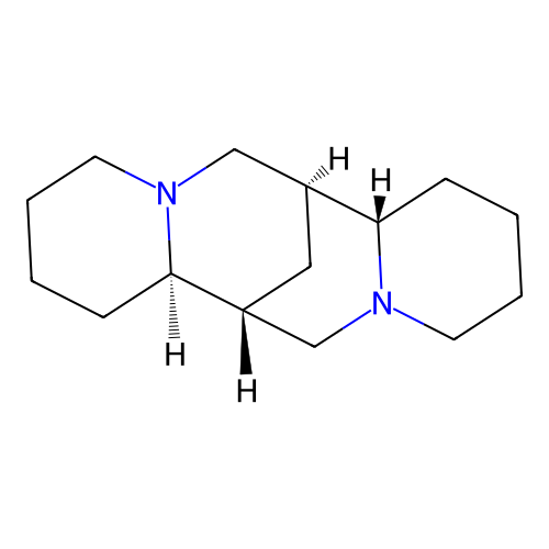 Sparteine-sulfate structure