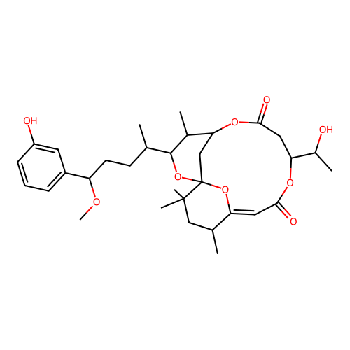Aplysiatoxin, 17-debromo-2,3-didehydro-3-deoxy- structure