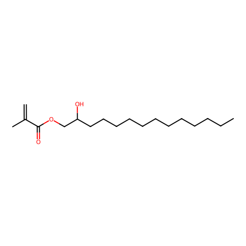 2-Hydroxytetradecyl methacrylate structure