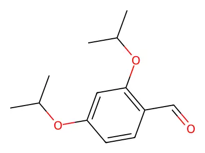 Benzaldehyde, 2,4-bis(1-methylethoxy)- structure