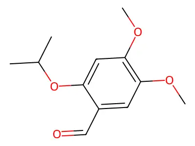 Benzaldehyde, 4,5-dimethoxy-2-(1-methylethoxy)- structure