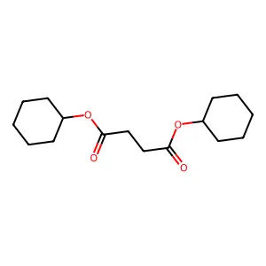 1,4-Dicyclohexyl butanedioate structure