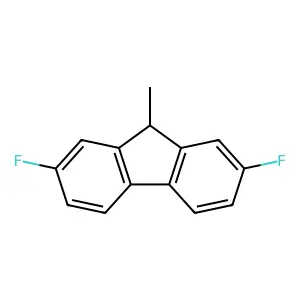 9H-Fluorene, 2,7-difluoro-9-methyl- structure