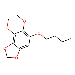 1,3-Benzodioxole, 6-butoxy-4,5-dimethoxy- structure