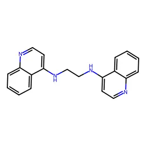 N,N-二(4-喹啉基)-1,2-乙二胺 structure