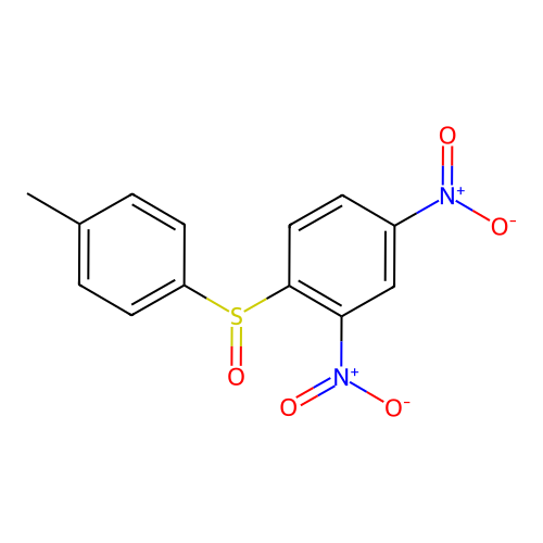 1-(4-Methylbenzene-1-sulfinyl)-2,4-dinitrobenzene structure