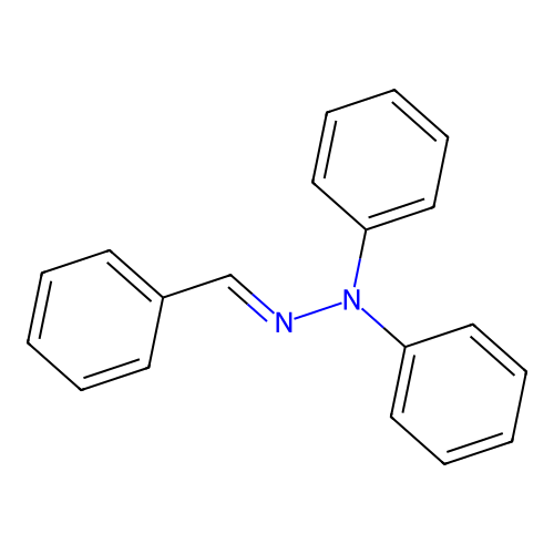benzaldehyde N,N-diphenylhydrazone structure
