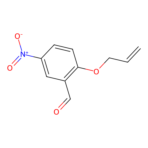 2-(Allyloxy)-5-nitrobenzaldehyde structure