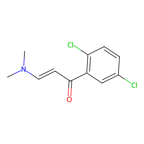 2',5'-Dichloro-3-dimethylaminoacrylophenone structure
