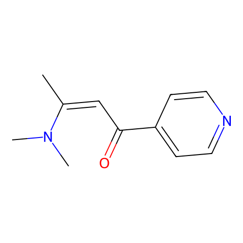 3-(Dimethylamino)-1-(pyridin-4-yl)but-2-en-1-one structure