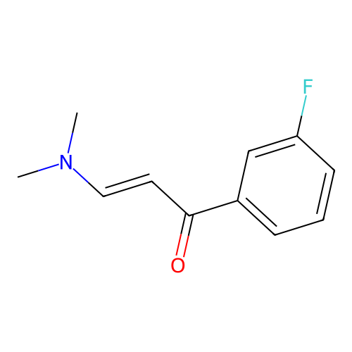 3-(Dimethylamino)-1-(3-fluorophenyl)-2-propen-1-one structure