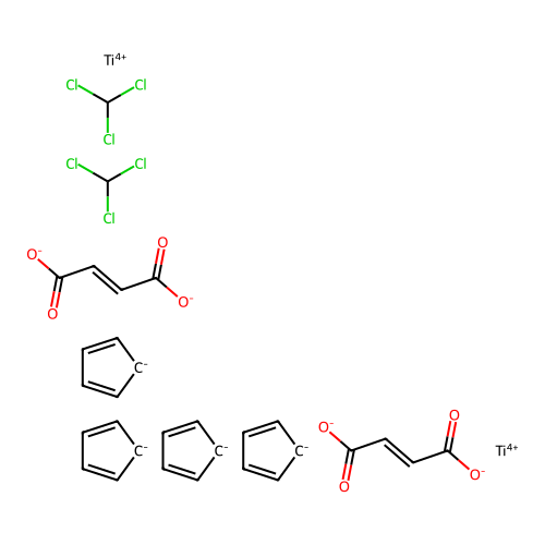2-Butenedioic acid (E), titanium complex structure