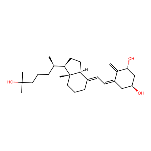 1beta,25-dihydroxy-3-epivitamin D3/1beta,25-dihydroxy-3-epicholecalciferol structure