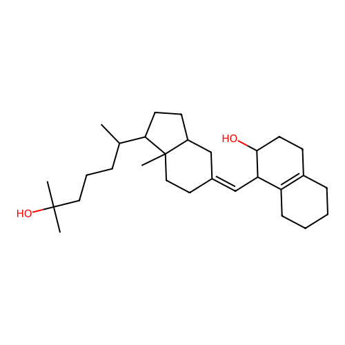 25-Hydroxy-6,19-dihydro-6,19-ethanovitamin D3 structure