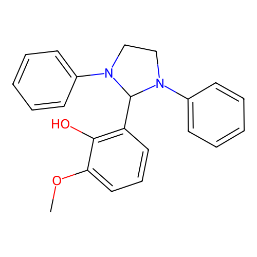 2-(1,3-Diphenylimidazolidin-2-yl)-6-methoxyphenol structure