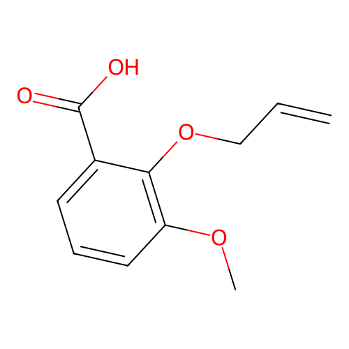 2-Allyloxy-m-anisic acid structure