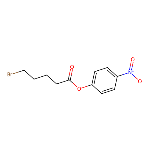 5-溴戊酸-4-硝基苯酯 structure