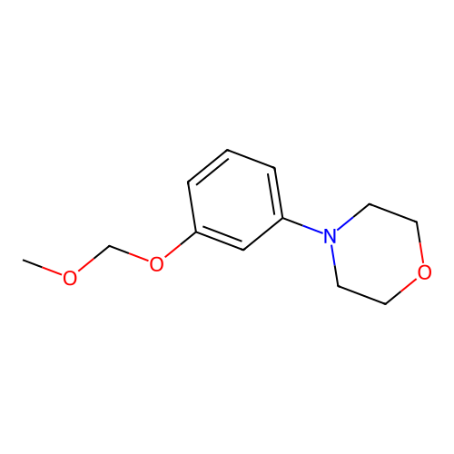 4-[3-(Methoxymethoxy)phenyl]morpholine structure