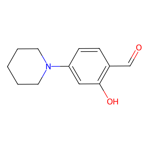 2-Hydroxy-4-piperidin-1-ylbenzaldehyde structure