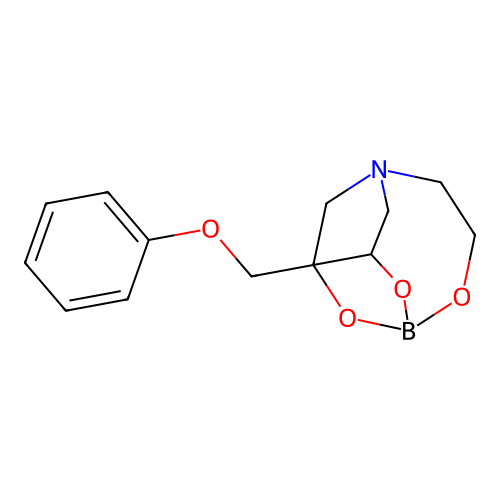 2,8,9-Trioxa-5-aza-1-borabicyclo[3.3.3]undecane, 3-(phenoxymethyl)- structure