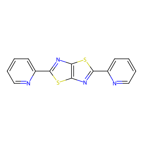 2,5-Bis(2-pyridyl)thiazolo[5,4-d]thiazole structure