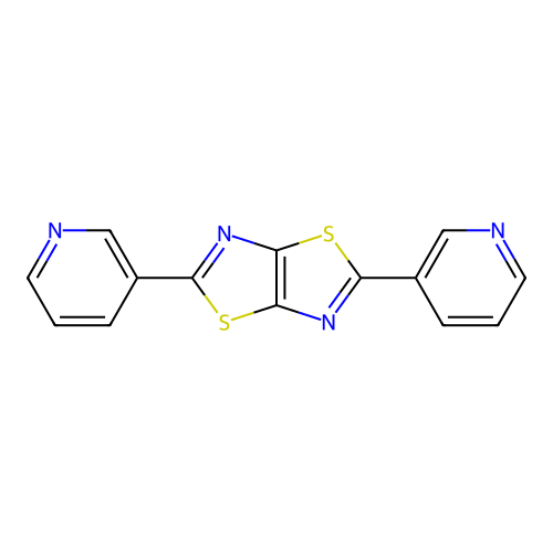2,5-Di(3-pyridinyl)[1,3]thiazolo[5,4-d][1,3]thiazole structure