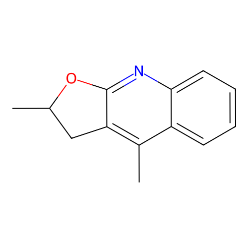 2,4-Dimethyl-2,3-dihydrofuro[2,3-b]quinoline structure