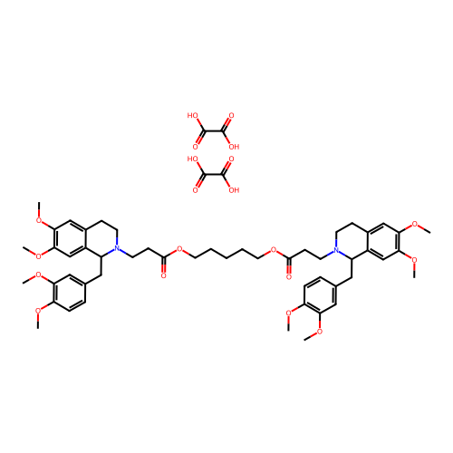 Atracurium oxalate structure
