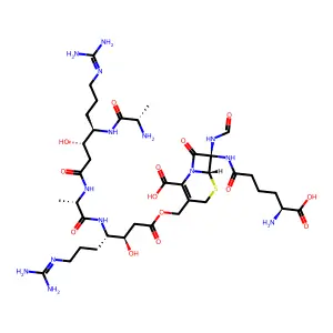 Viridopentaose B structure