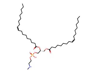 [(2R)-3-[hydroxy-[2-(methylamino)ethoxy]phosphoryl]oxy-2-octadec-9-enoyloxypropyl] octadec-9-enoate structure