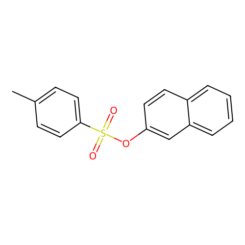 2-Naphthyl p-Toluenesulfonate structure