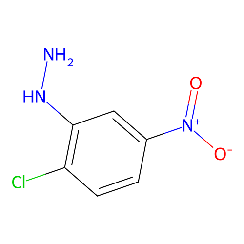 (2-Chloro-5-nitrophenyl)hydrazine structure