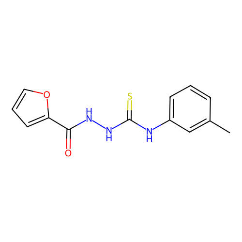 1-[[2-Furanyl(oxo)methyl]amino]-3-(3-methylphenyl)thiourea structure