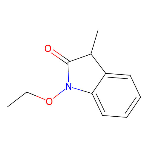1-ethoxy-3-methyl-3H-indol-2-one structure