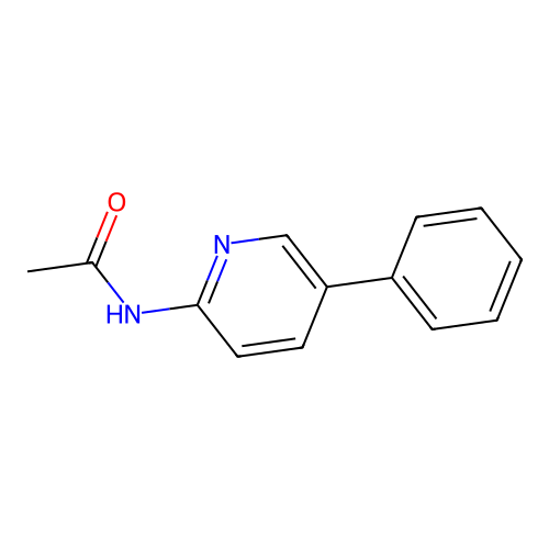 N-(5-phenylpyridin-2-yl)acetamide structure