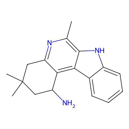1H-Indolo[2,3-c]quinolin-1-amine, 2,3,4,7-tetrahydro-3,3,6-trimethyl- structure