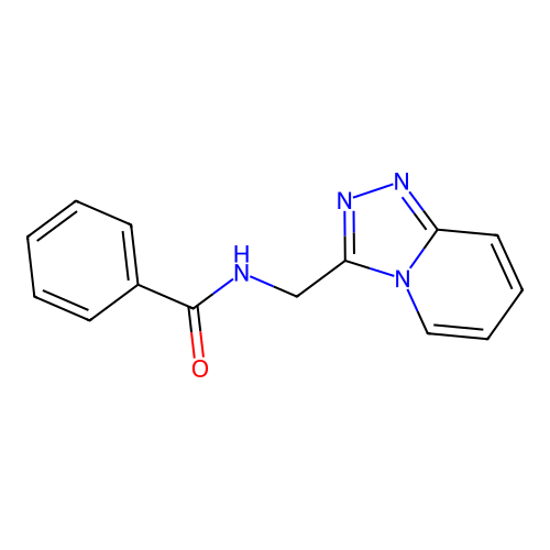 N-([1,2,4]triazolo[4,3-a]pyridin-3-ylmethyl)benzamide structure