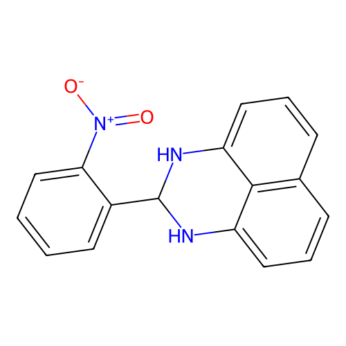 2-(2-nitrophenyl)-2,3-dihydro-1H-perimidine structure