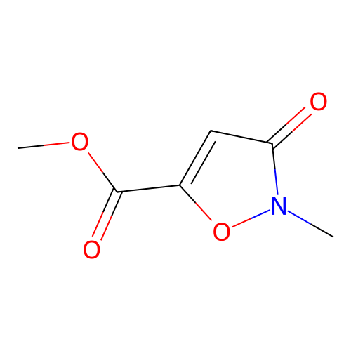 Methyl 2-methyl-3-oxo-2,3-dihydro-1,2-oxazole-5-carboxylate structure